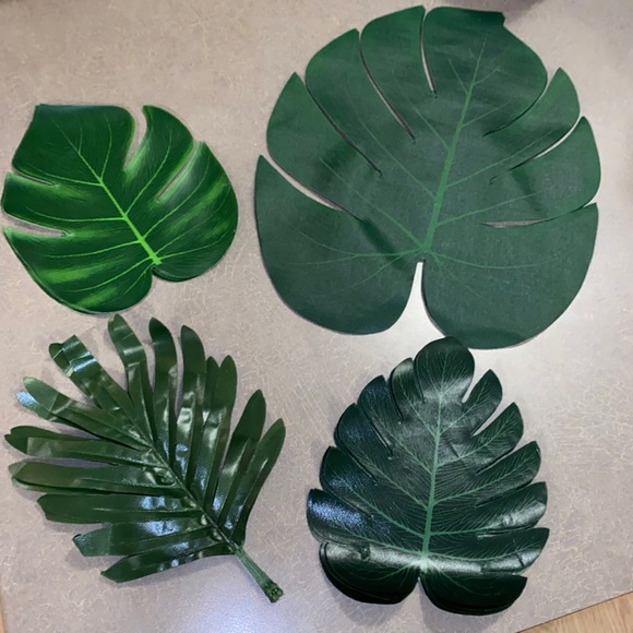 Tropical leaf party decor - Picture 1 of 4